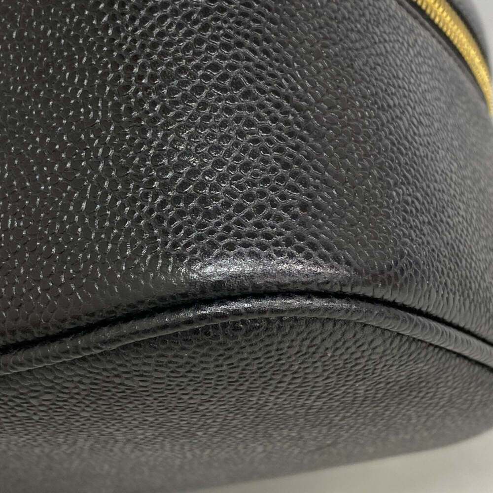 CHANEL Black Caviar Leather Vanity Bag - Picture 6 of 9